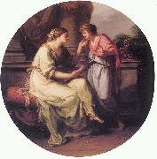 Angelica Kauffmann Papirius Pratextatus Entreated by his Mother to Disclose the Secrets of the Deliberations of the Rom china oil painting reproduction